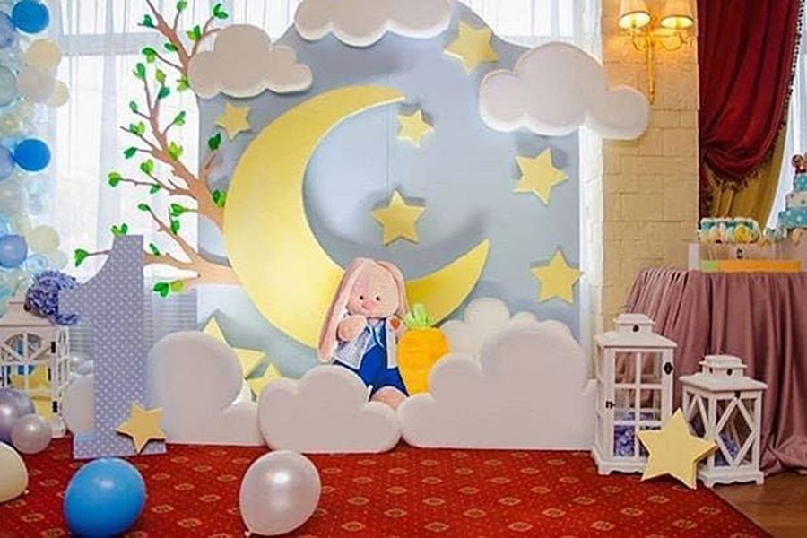 Background bóng bay dịp sinh nhật 3