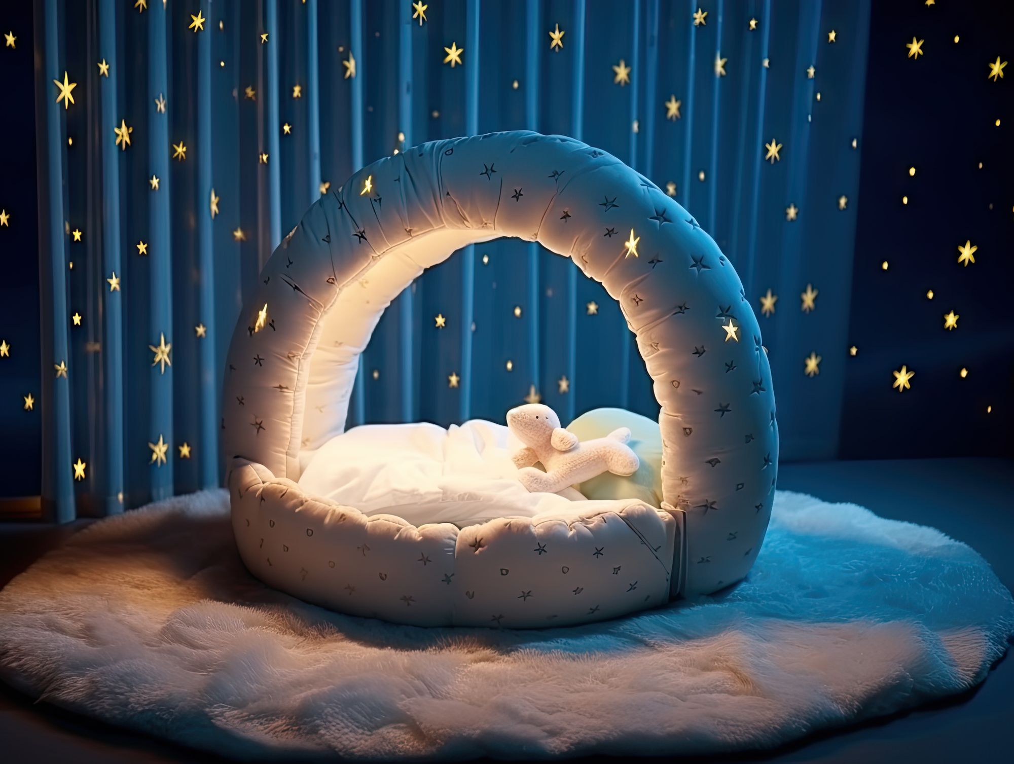 Background giường ngủ cho bé số 4