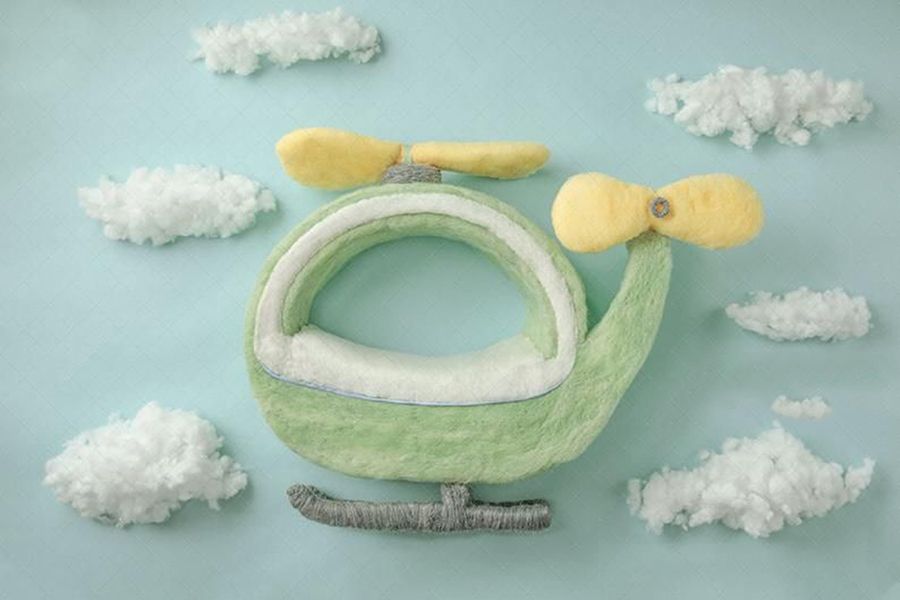 Background ghép ảnh cùng máy bay