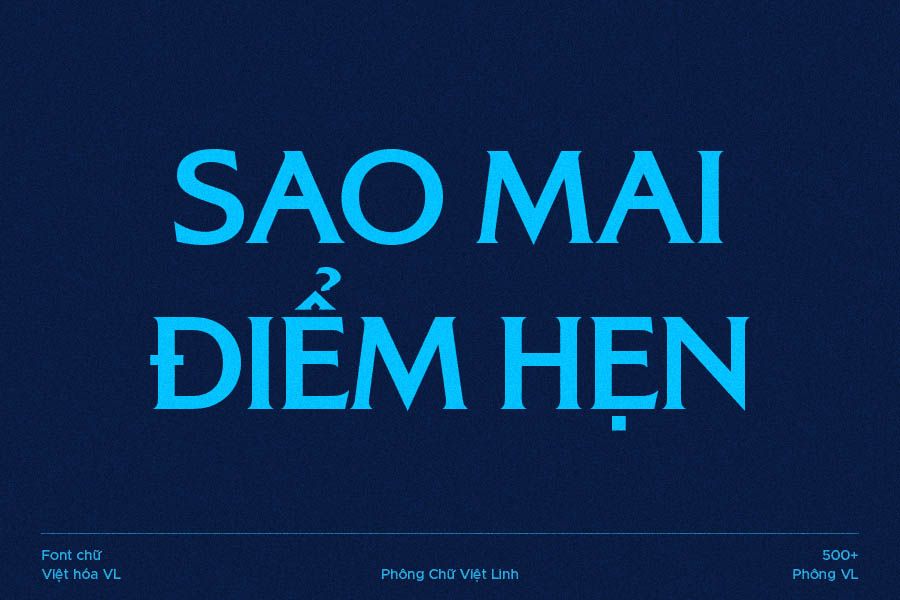 Phông chữ miễn phí VL AlexonBold Roman Việt hóa