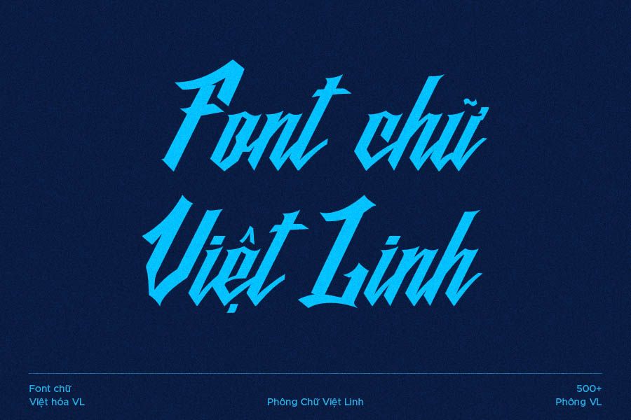 Font chữ VL BlackFuture Việt hóa
