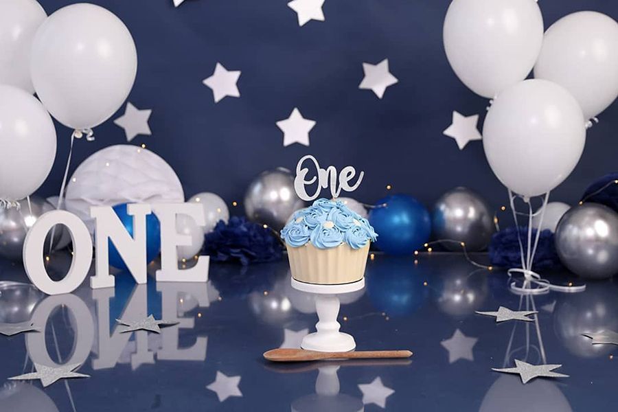 Background bóng bay dịp sinh nhật 1