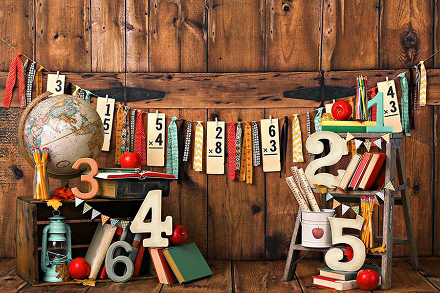 Background chủ đề học tập cho bé