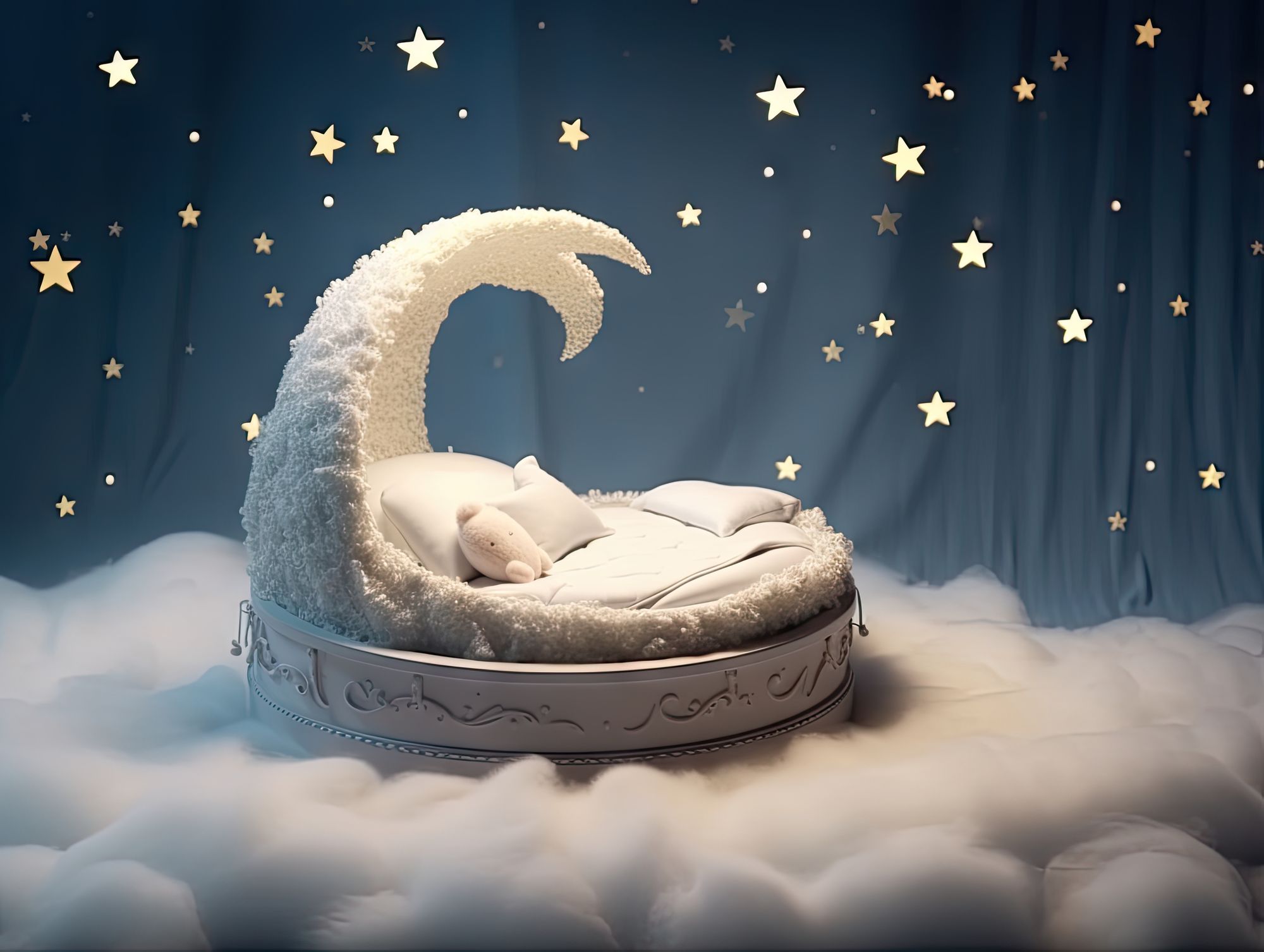 Background giường ngủ cho bé số 1