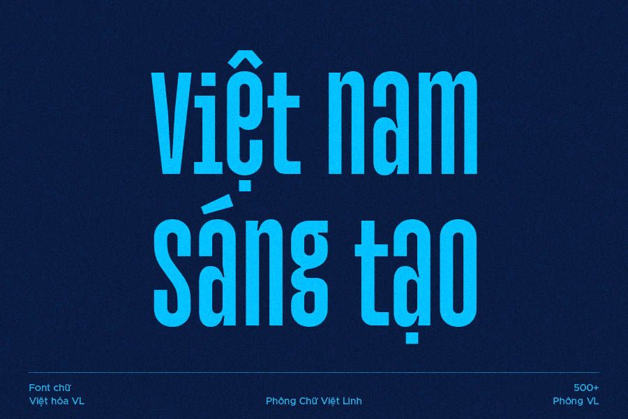 Font chữ miễn phí VL Monologue Regular Việt hóa