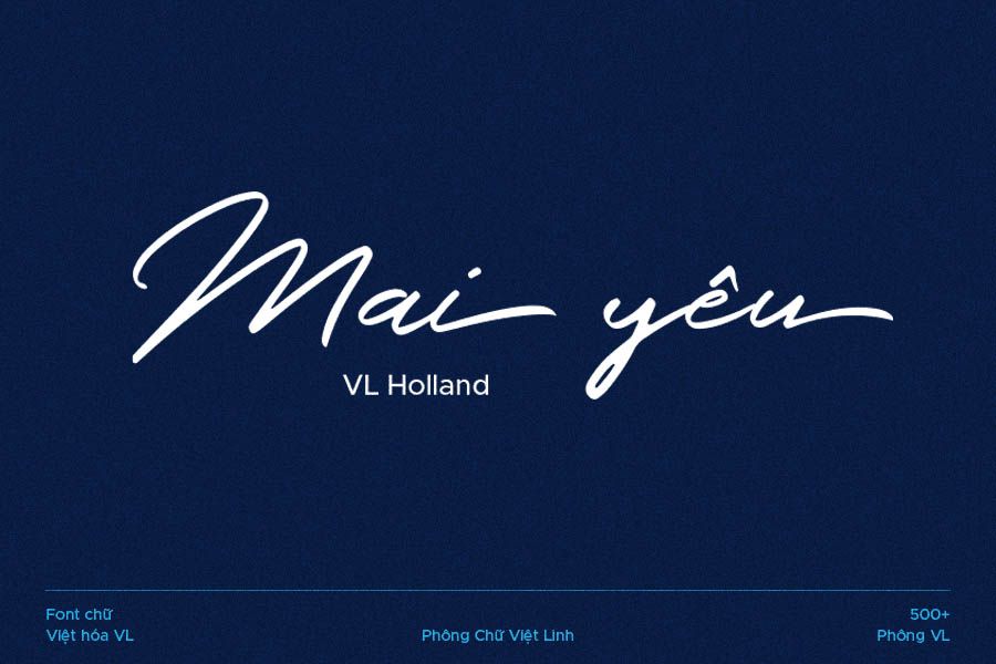 Font chữ Việt hóa VL Holland