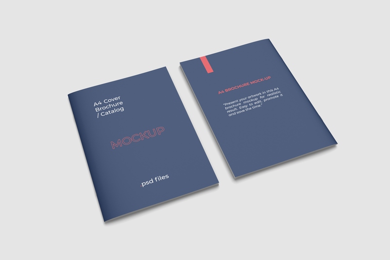 Mockup kẹp tài liệu giấy tờ mẫu số 47 PSD