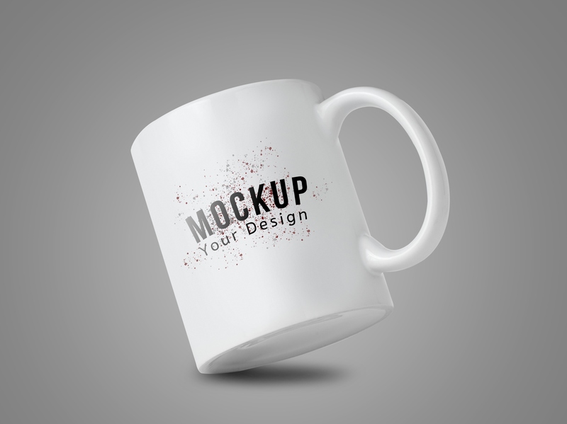 Mockup cốc mẫu số 25 PSD