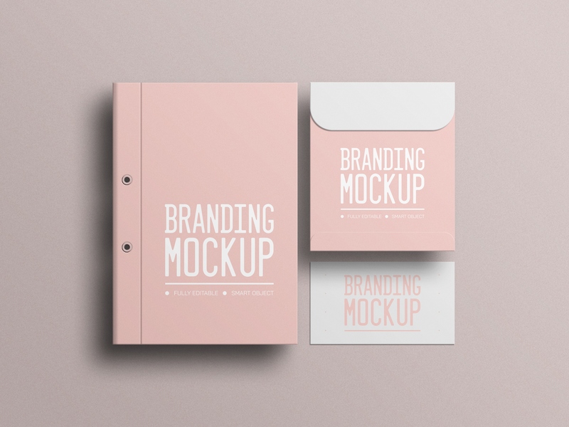 Mockup kẹp tài liệu giấy tờ mẫu số 2 PSD