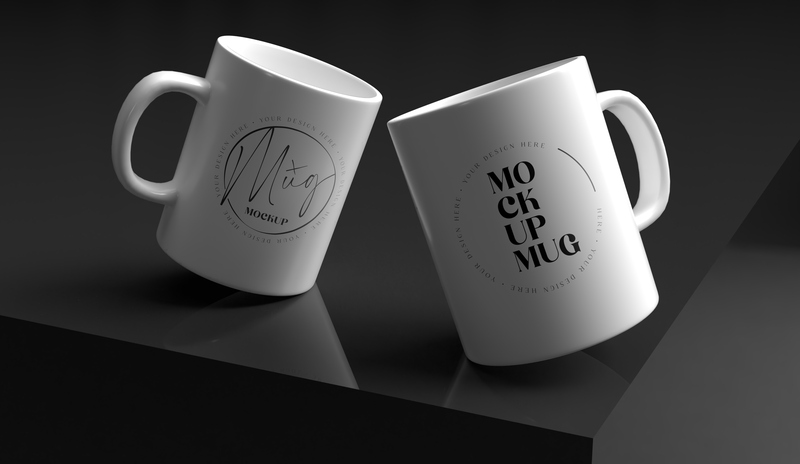 Mockup cốc mẫu số 05 PSD