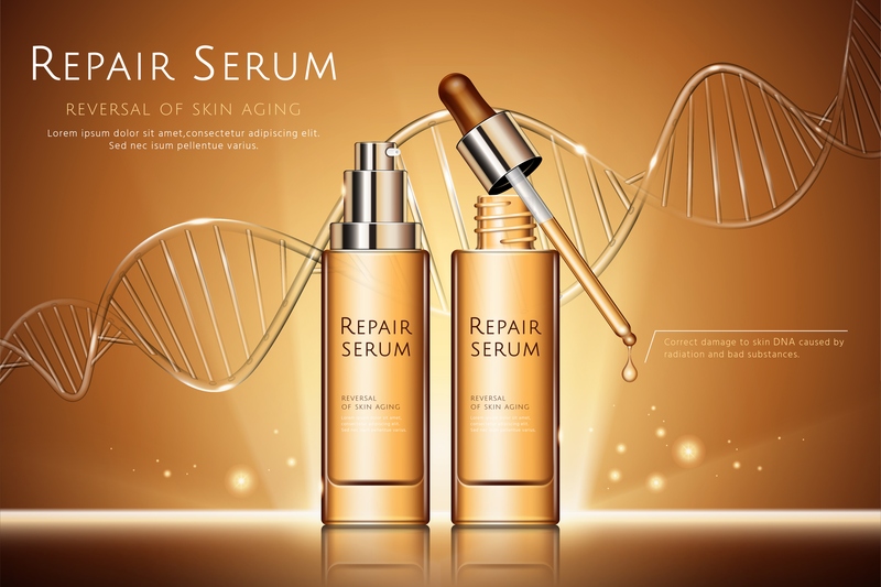 Banner quảng cáo Serum dưỡng da cao cấp