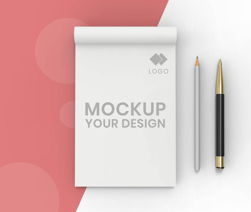 Mockup sổ tay, sổ nhật ký PSD