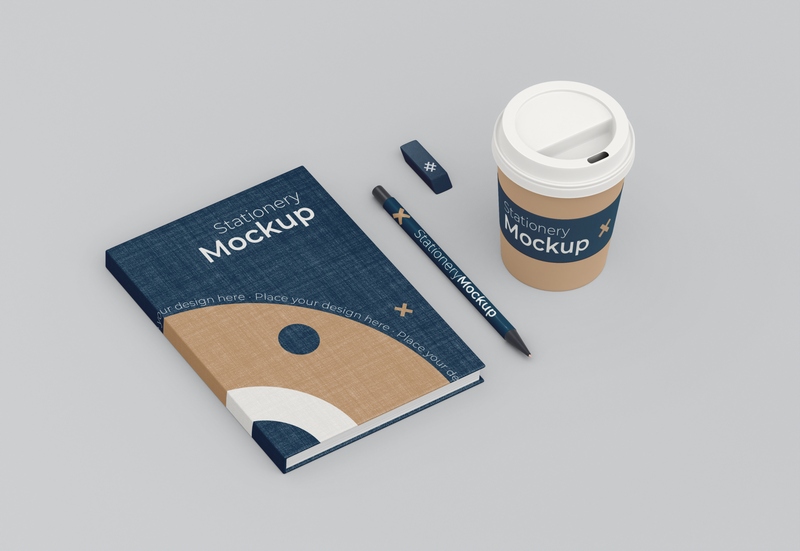 Mockup bút viết PSD