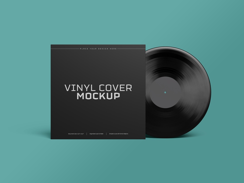 Mockup thiết kế bìa đĩa CD phim PSD