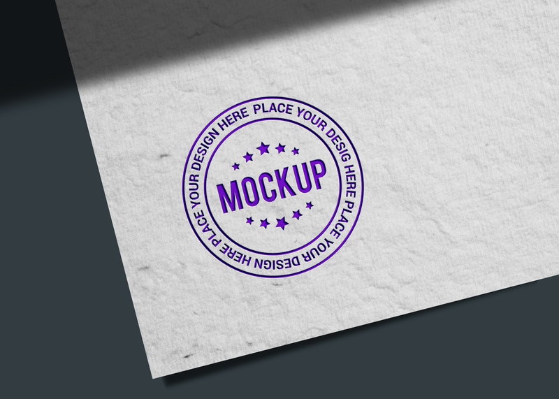 Mockup con dấu file PSD số 4