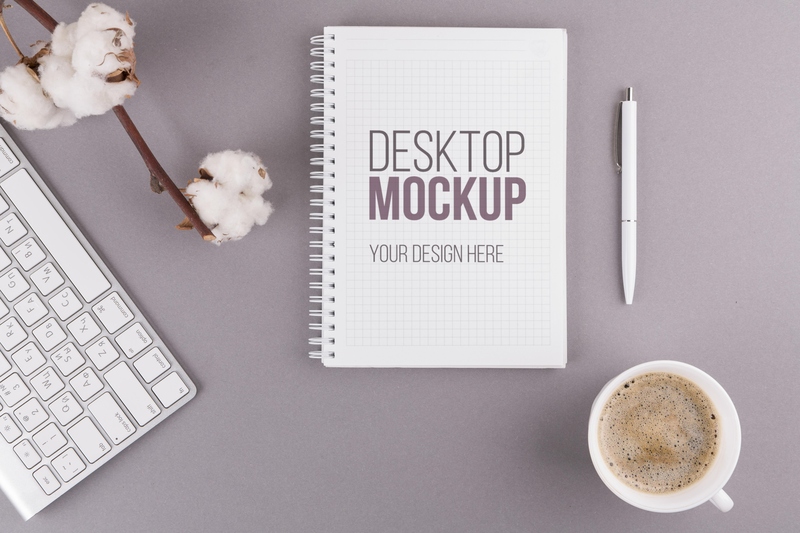 Mockup sổ tay, sổ nhật ký PSD