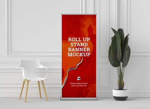 Mockup standee PSD mẫu số 15