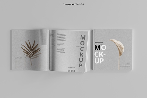 Mockup, phối cảnh catalog PSD khổ a4 mẫu 06