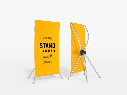 Mockup standee PSD mẫu số 40