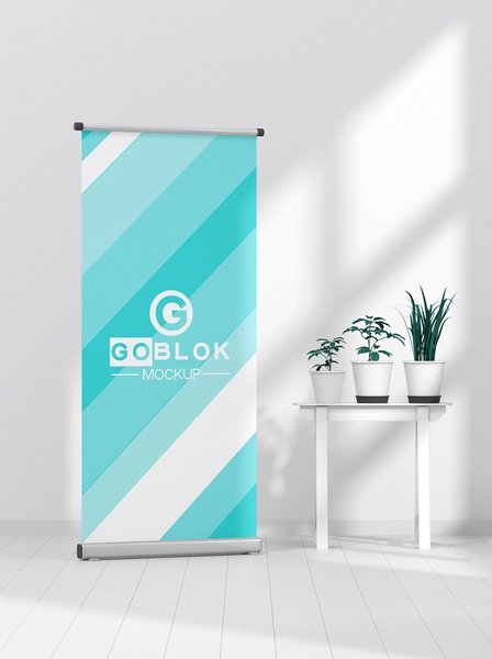 Mockup standee PSD mẫu số 88