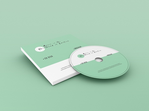 Mockup băng đĩa CD file PSD số 20