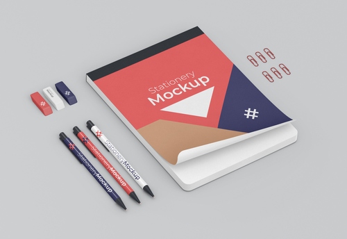 Mockup bút viết PSD