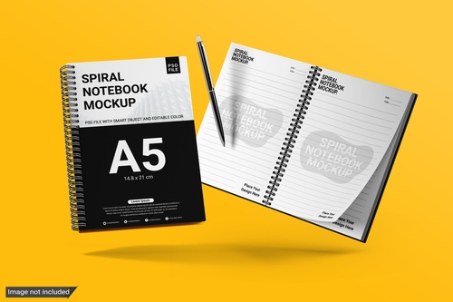 Mockup sổ tay, sổ nhật ký PSD