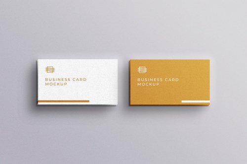 Mockup card visit, danh thiếp, thẻ nhân viên PSD