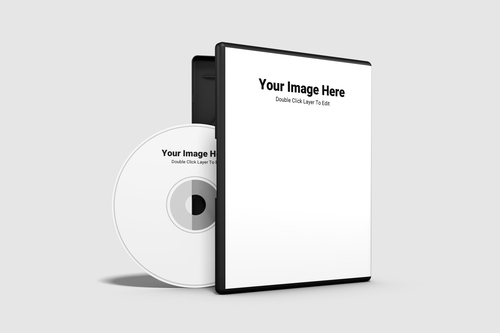 Mockup thiết kế bìa đĩa CD PSD