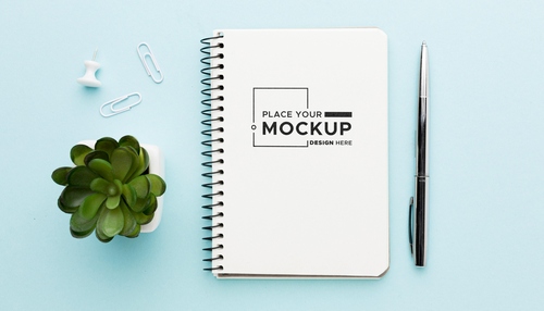 Mockup sổ tay, sổ nhật ký PSD