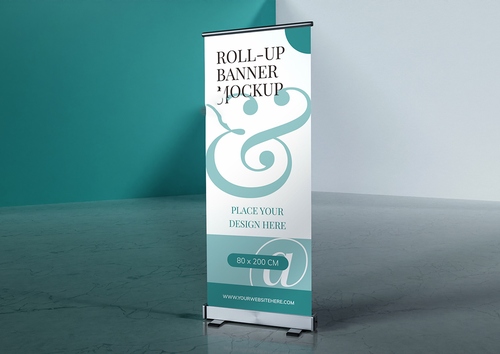 Mockup standee PSD mẫu số 66