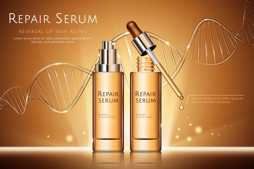 Banner quảng cáo Serum dưỡng da cao cấp