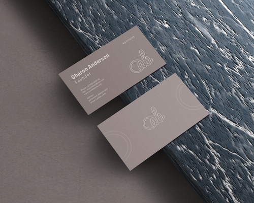 Mockup card visit, danh thiếp, thẻ nhân viên PSD