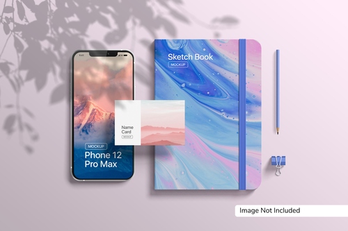 Mockup sổ tay, sổ nhật ký PSD