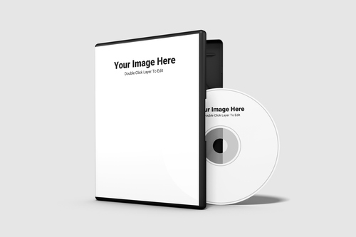 Mockup thiết kế bìa đĩa CD PSD