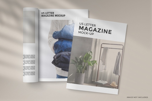 Mockup, phối cảnh catalog PSD khổ a4 mẫu ZK02