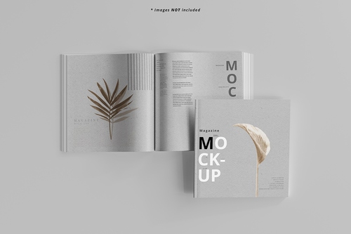 Mockup, phối cảnh catalog PSD khổ a4 mẫu 18