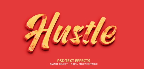 Hiệu ứng chữ 3D PSD cho Photoshop