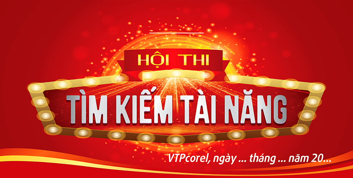 Phông nền văn nghệ hội thi tìm kiếm tài năng - File Corel