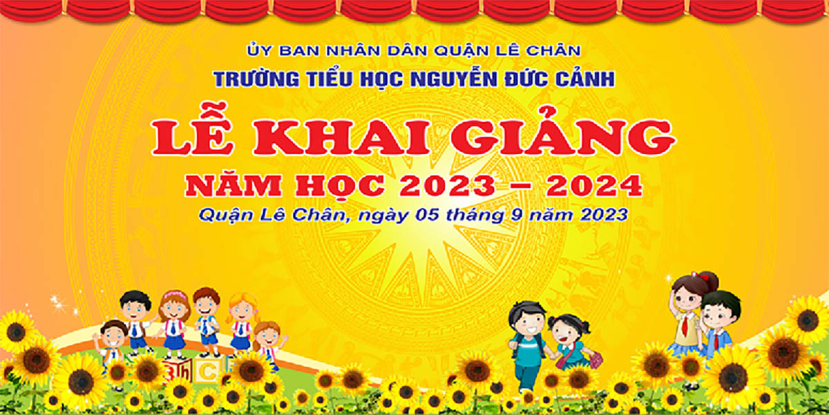 Backdrop ngày hội đến trường file Corel - mẫu số 433