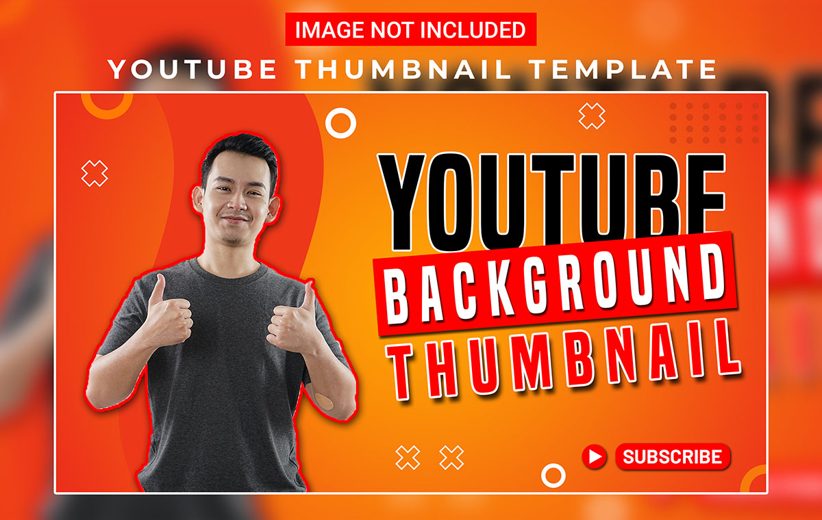 Ảnh thumb kênh youtube mẫu T55 file PSD