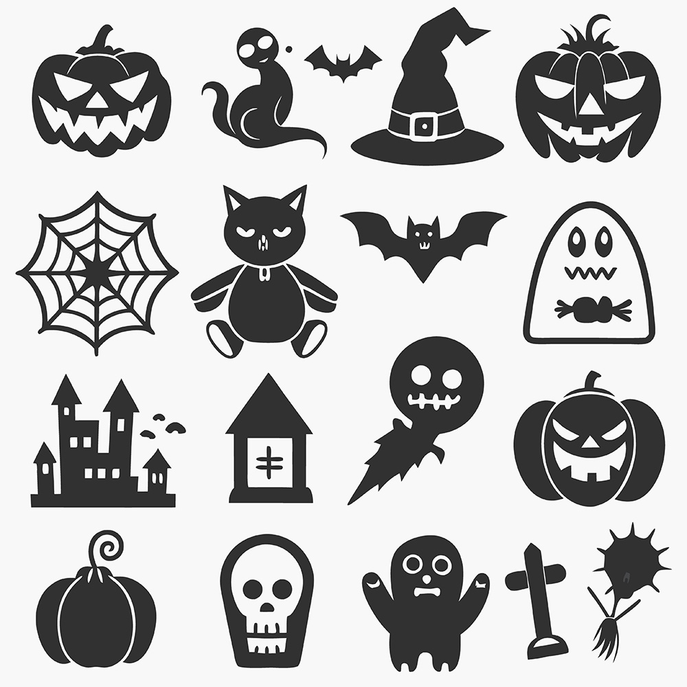 Hình minh họa nhân vật lễ hội halloween file EPS và AI mẫu MB84