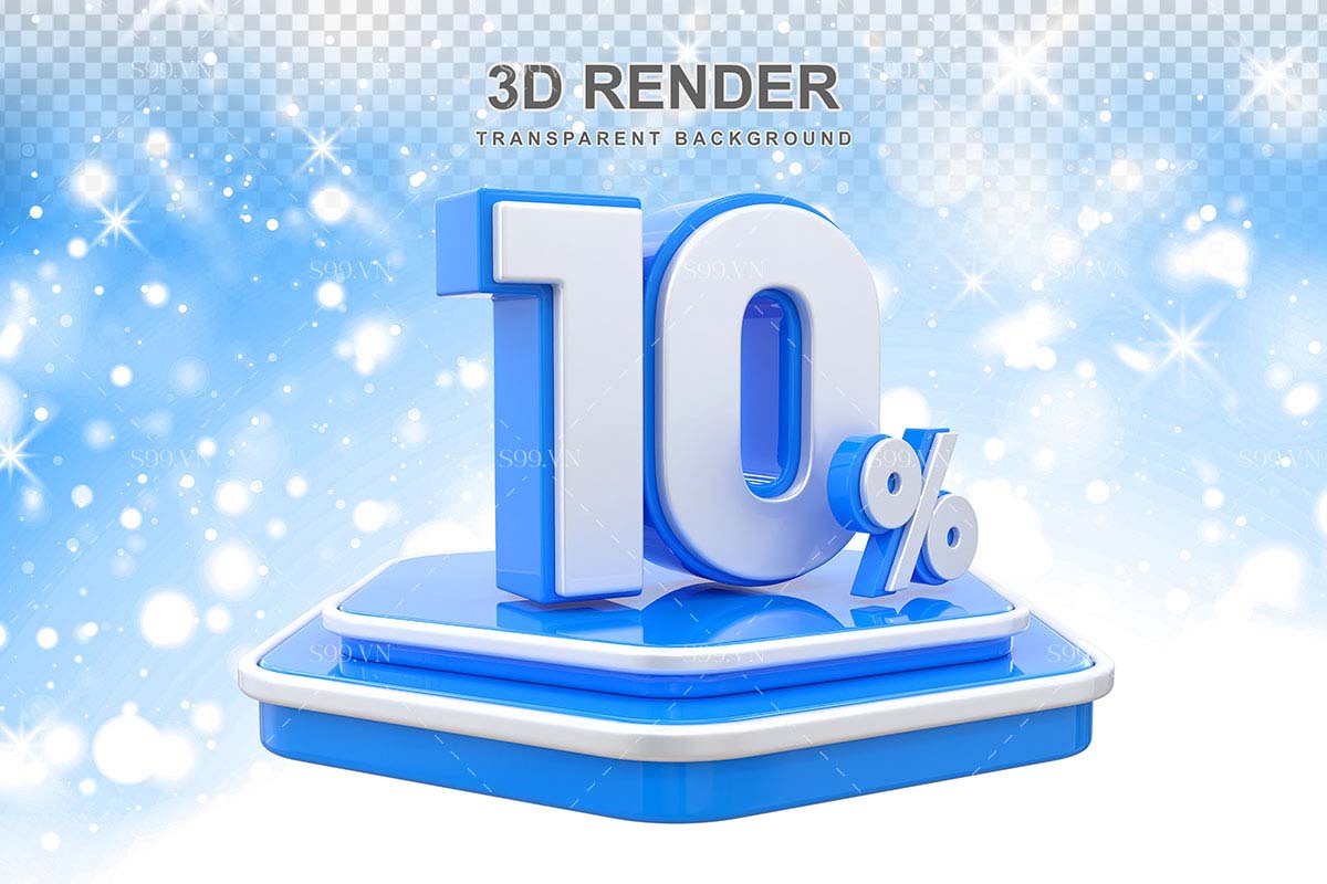 Hình ảnh số 10% trên bục 3D file PNG mẫu GP61