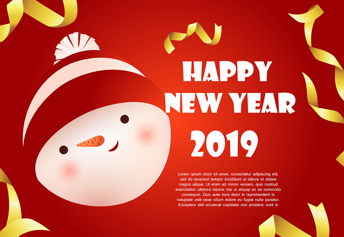 Banner noel hình ảnh người tuyết file vector mẫu số 753