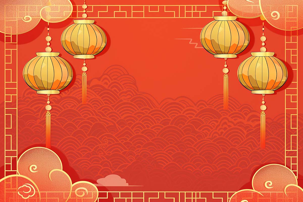 Background tết cổ truyền file vector mẫu 25R1436