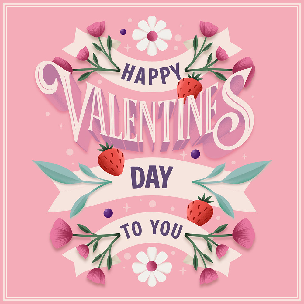 Banner ngày valentine lãng mạn file vector mẫu BV384