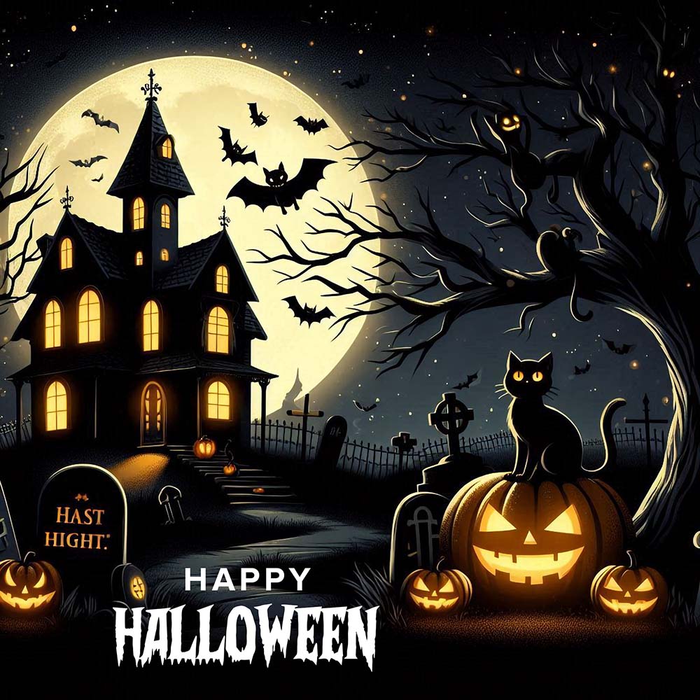 Banner lễ hội halloween kinh dị file PSD mẫu MB215