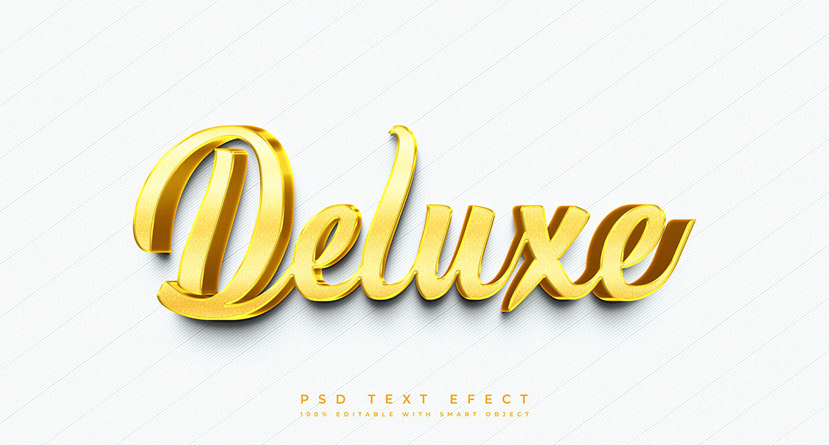 Hiệu ứng text gold file PSD mẫu HU46