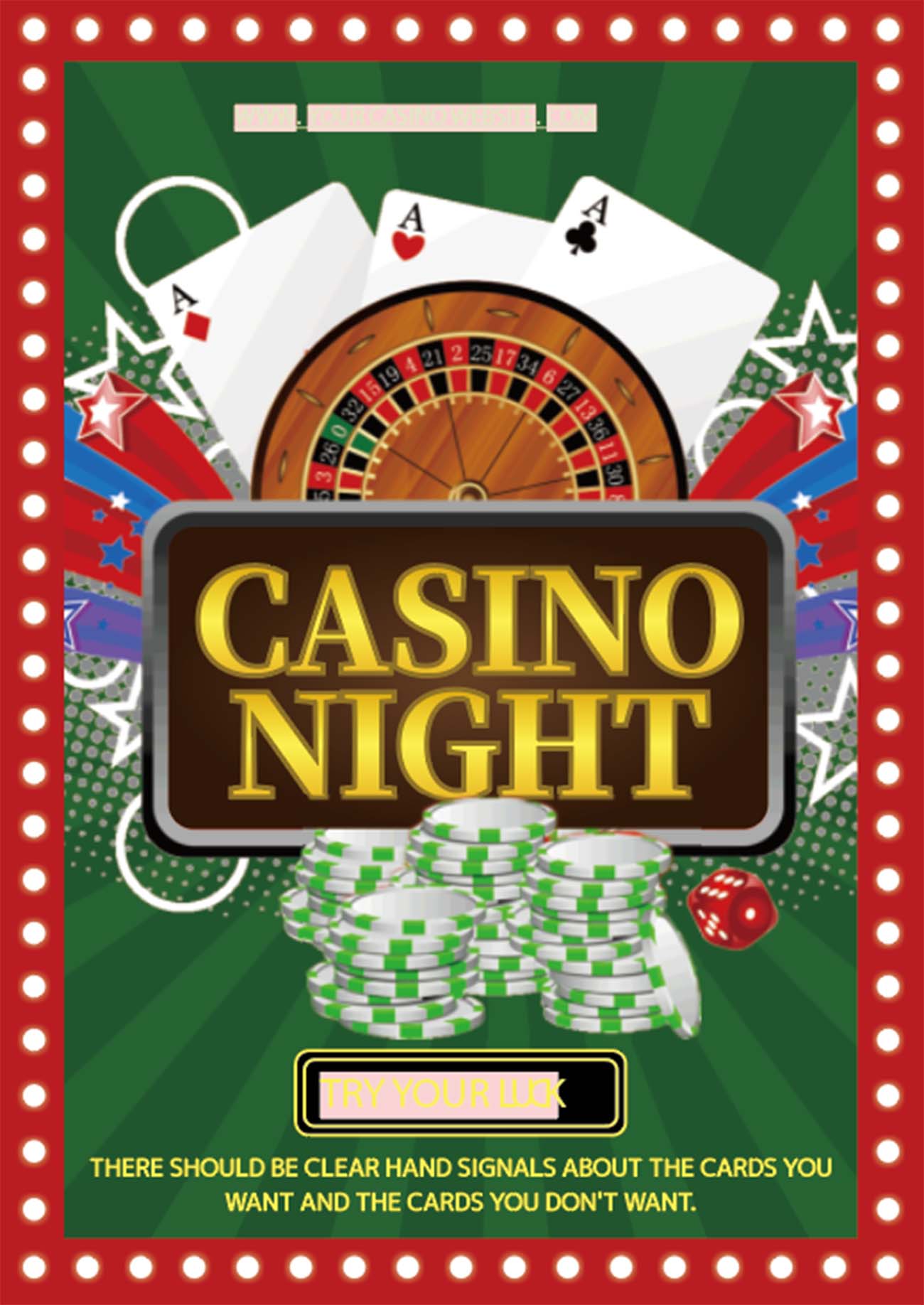 Poster trò chơi casino file EPS và AI mẫu T124