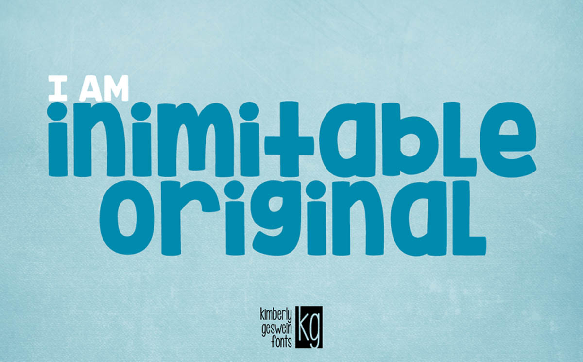 Font chữ TH KG Inimitable Original